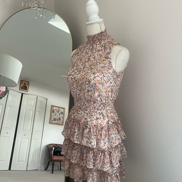 Floral Ruffle Dress - Picture 3 of 9